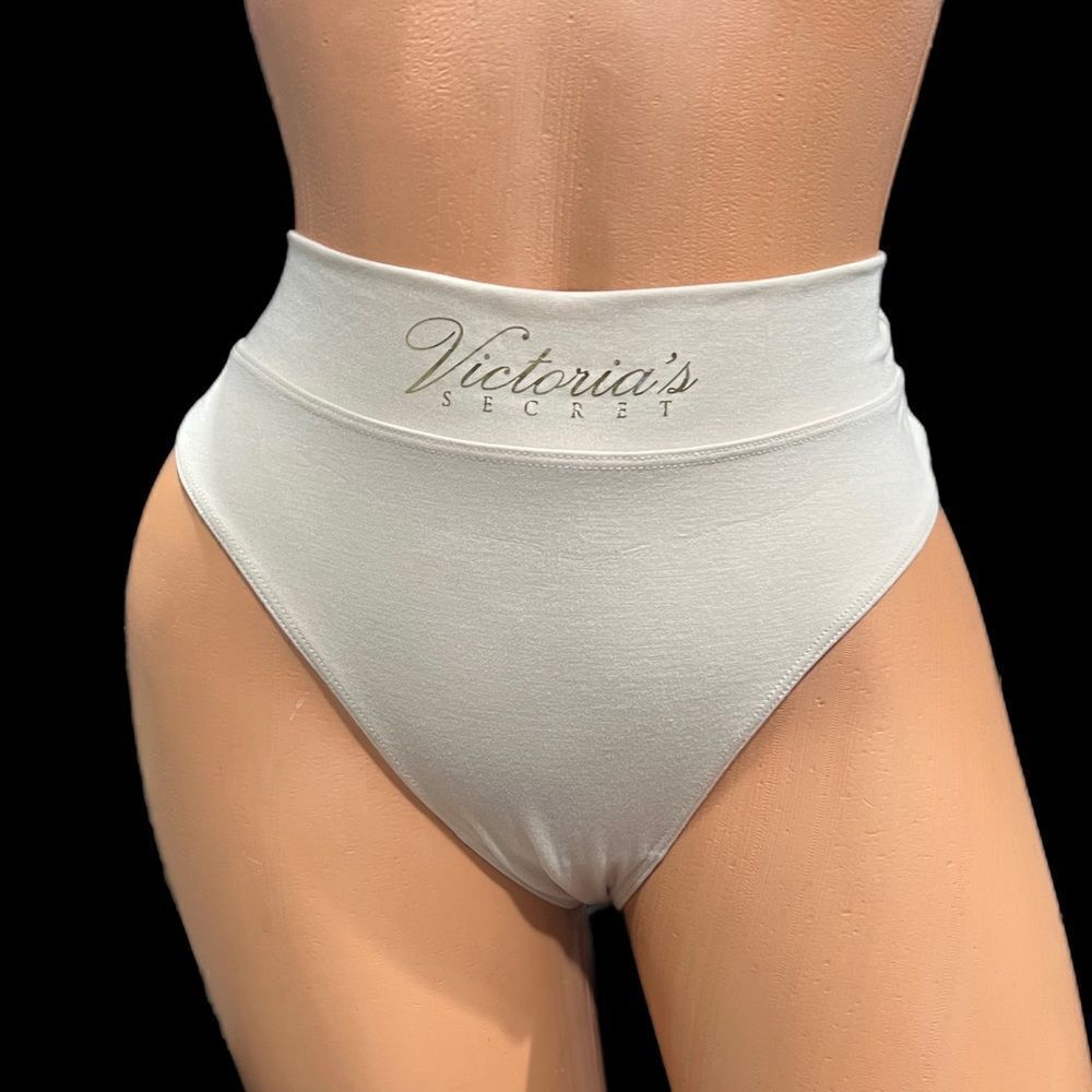 Victoria’s Secret Supersoft Modal Brazilian Slip Panty Beige Medium